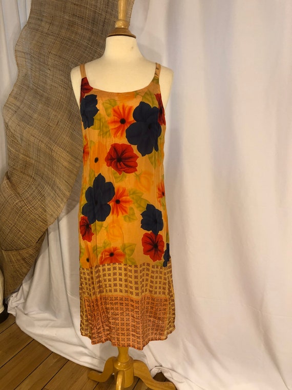 Claudette Silk Scarves Slip Dress