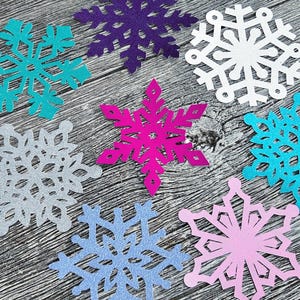 Copos de nieve de papel extragrandes de 10" - Accesorio de fiesta personalizado, decoración, artesanía - Todos los colores, personalizados, brillantes, metálicos, holográficos