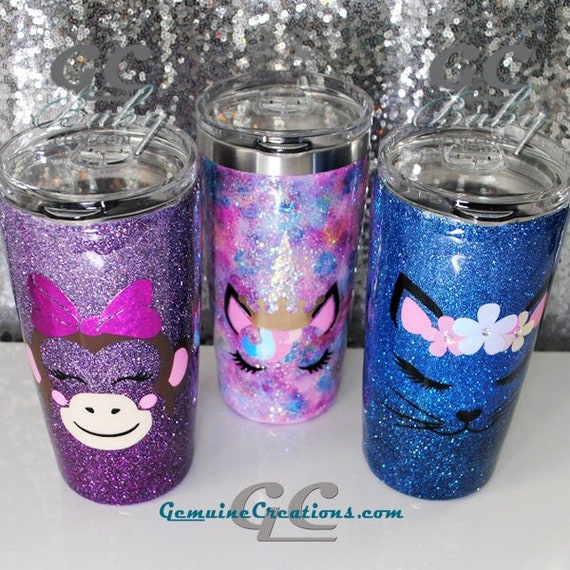 ANY ANIMAL 14oz Kid Tumbler Personalized / Toddler Cup / Stainless