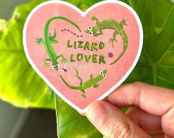 Lizard Lover Nature Reptile Sticker
