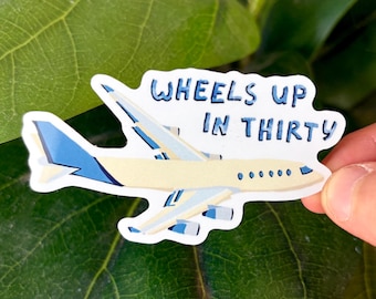 Wheels Up in Thirty Criminal Minds Aaron Hotchner Sticker