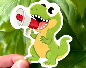 T-Rex Is Loud DJO Sticker