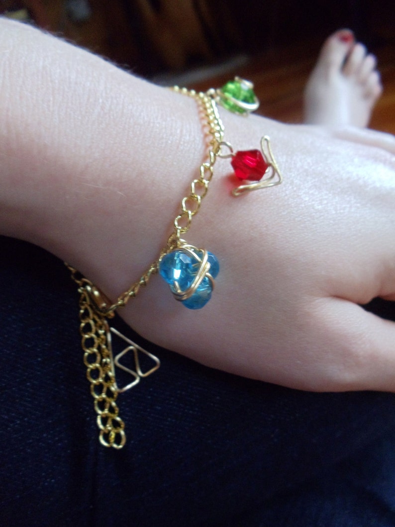 Ocarina of Time's Three Spiritual Stones Bracelet/Anklet image 4
