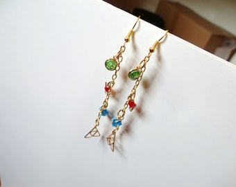 Life Saving Spiritual Stones with Extra Long Dangle Triforce