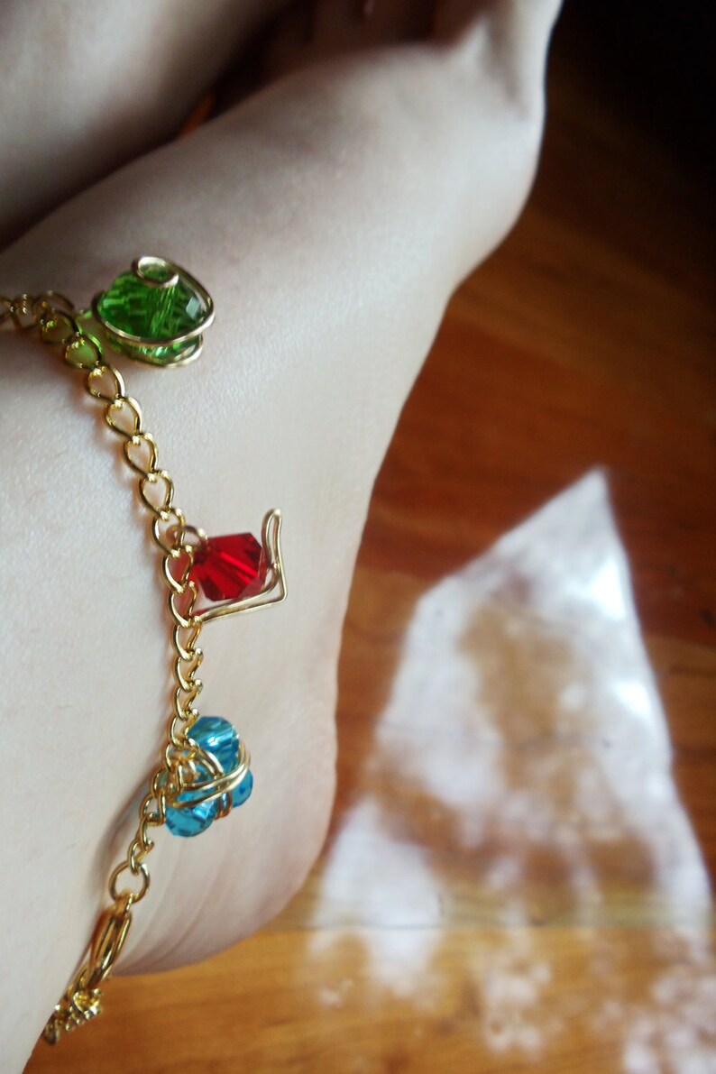 Ocarina of Time's Three Spiritual Stones Bracelet/Anklet image 5