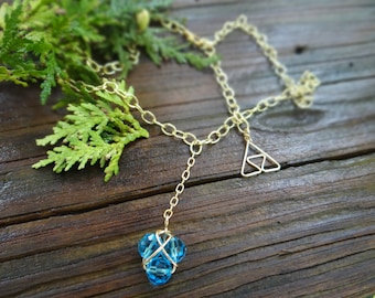 Magical Zora Sapphire Twist Necklace