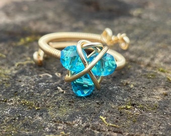 Magical Zora Sapphire Twist Ring