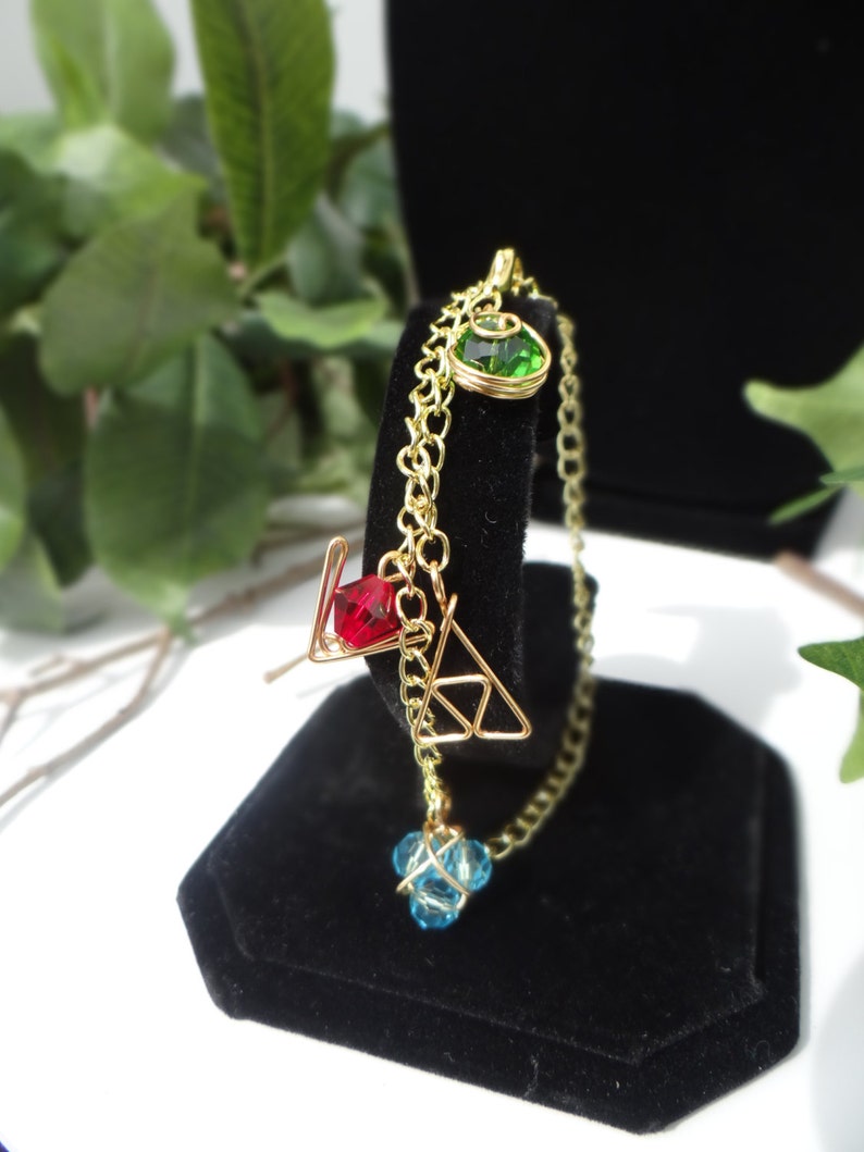 Ocarina of Time's Three Spiritual Stones Bracelet/Anklet image 2