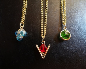 The L.O.Z.® Crystal Spiritual Stone Set of 3 Necklaces