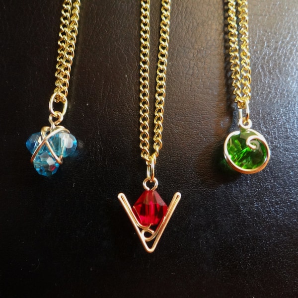The L.O.Z.® Crystal Spiritual Stone Set of 3 Necklaces