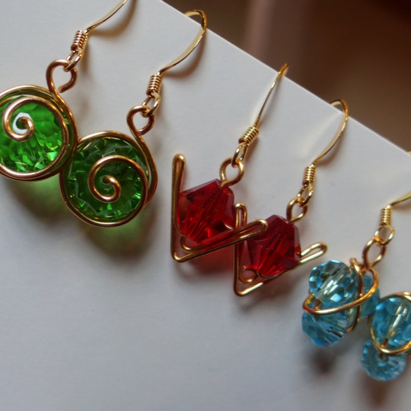 The L.O.Z. Spiritual Stone Earrings (Set of 3)