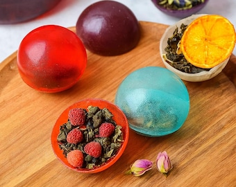 Handcrafted Blooming Tea Bomb – Herbal Flower Infusion with Natural Botanicals | TiVi Boom
