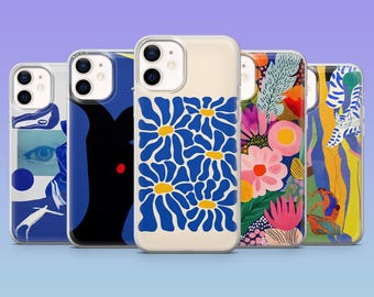 Henri Matisse Handyhülle Malerei Kunst Cover für iPhone 17Pro, 16, 15, 14, 13, 12, Samsung S25, S24, S23Fe, S22, A16, A26,A56,Pixel 10