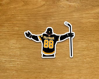 David Pastrnak Aufkleber Boston Hockey Sticker Gestanzter Sportaufkleber