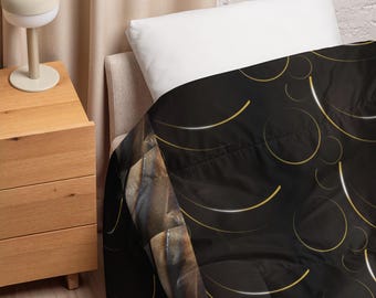 Polyester Microfiber Comforter, Quilted Warm Bedding