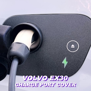 Charge Port Cover Compatible Volvo EX30 | Snow Rain Protector | Type Two Connector Shield | EV Electric Auto Accessories