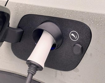 Tapa Puerto Carga Compatible Volvo XC40 EX40 C40 EC40 | Protector Nieve Lluvia | Escudo Conector Tipo Dos | Accesorios EV