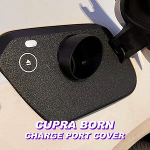Charge Port Cover Compatible Cupra Born | Snow Rain Protector | Type Two Connector Shield | EV Electric Auto Accessories
