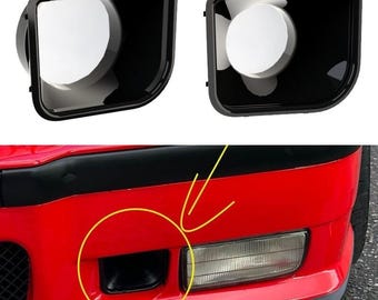 Conductos Aire Freno Compatible BMW E36 Pack M | Tomas Refrigeracion 72mm 50mm | Reemplaza OEM 51712233361 | Mejora Vano Motor | Petg Asa