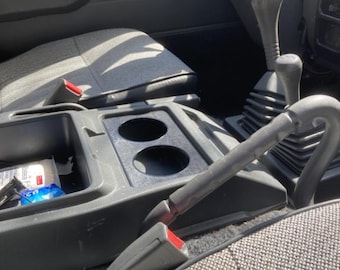 Portavasos Doble Consola Central Compatible Mitsubishi Delica L300 | Mejora Interior Van JDM | Insert Custom Bebidas | PETG ASA