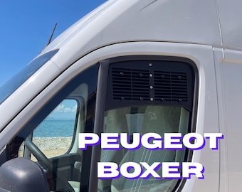 Rejilla Ventilacion Ventana Cabina Compatible Peugeot Boxer | Accesorios Camper DIY | Seguridad Furgoneta | Mosquitera | Sevel X250 X290!!