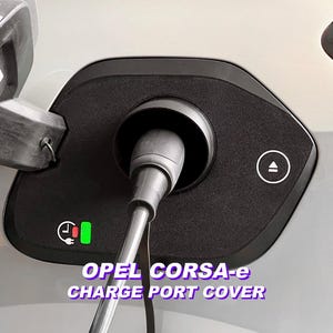 Charge Port Cover Compatible Opel Corsa E | Snow Ice Protector | Type Two Connector Shield | EV Electric Auto Accessories