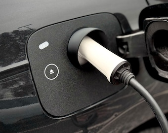 Tapa Puerto de Carga Compatible Skoda Enyaq | Protector Nieve y Lluvia | Cubierta Conector Tipo 2 | Accesorios Coche Electrico EV