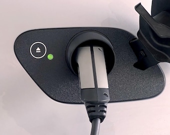 Tapa Puerto Carga Compatible VW eGolf | Protector Nieve Lluvia | Escudo Conector Tipo Dos | Accesorios Coche Electrico EV