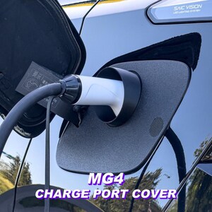Charge Port Cover Compatible MG Four | Snow and Rain Protector | Type Two Connector Shield | EV Electric Auto Accessories