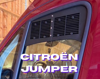 Rejilla Ventilacion Ventana Cabina Compatible Citroen Jumper | Accesorios Camper DIY | Seguridad Furgoneta | Mosquitera | Sevel X250 X290!!