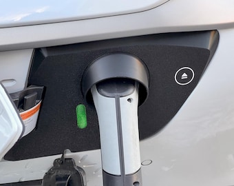 Tapa Puerto Carga Compatible Hyundai Kona | Protector Nieve Hielo | Escudo Conector Tipo Dos | Accesorios Coche Electrico EV