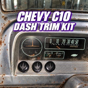 Chevrolet C10 1964–1966 Interior Trim and Dash Knob Set