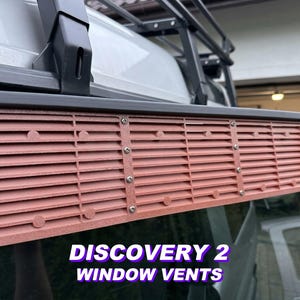Rejillas de ventilación para Land Rover Discovery 2, juego de ventanas delanteras