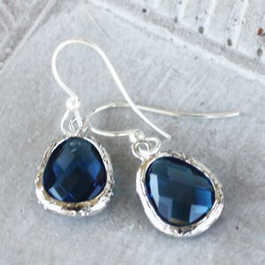 Zola Elements Earrings, Montana Blue, silver plated, boho earrings, bohemian earrings, boho jewelry, bohemian jewelry, under 20