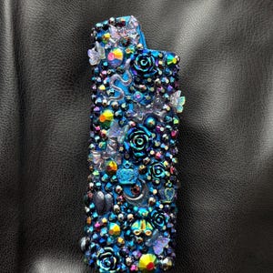 Bedazzled Oil Slick Lighter Cover - Bic lighter case