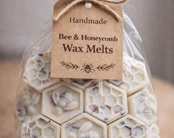 Organic Scented Botanical Beeswax Wax Melts | 14 Scents to Choose From | 20 Melts in Each Pack | Valentine's Day or Mother's Day Gift