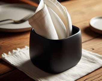 3D Printed Napkin Holder • Minimalist Scandinavian Table Decor