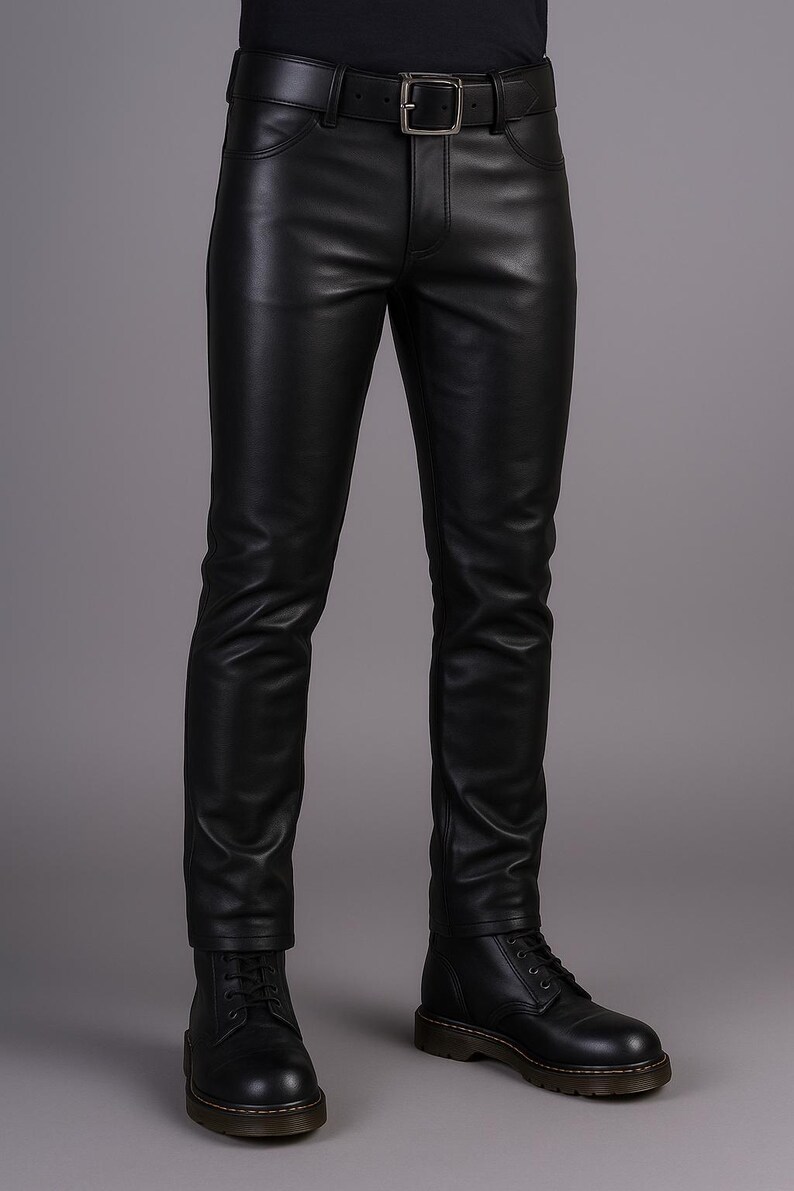 leather pants handmade from soft cowhide