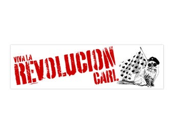 Viva la revolucion, Carl Trotsky Princess Donut Bumper Sticker USA