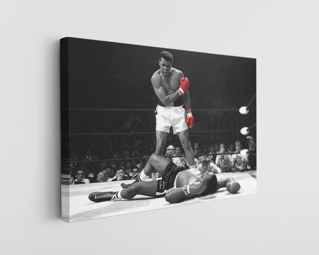 Boxing Legend Canvas, Famous Knockout Wall Art - Iconic Heavyweight ...