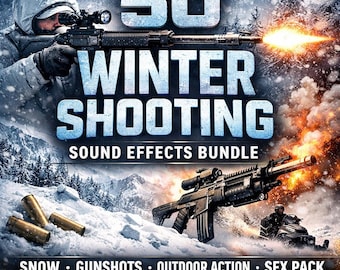 Winter Shooting Sound Effects | Gunshots, Snow, Action SFX