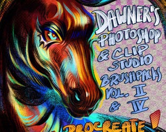 Dawner's Procreate Brush Pack Vol. 7 + Photoshop & CSP Versions