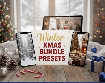 Winter Holiday Lightroom Presets: Festive Photo Editing