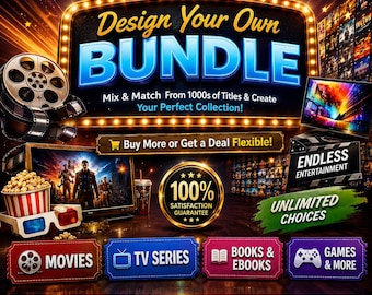 Design Your Own Bundle – The Way You Want! Movies • TV Series • Procreate Brushes • Photoshop Brushes