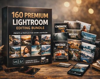 Lightroom Presets Bundle | Portrait, Wedding, Travel Filters