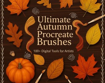 Autumn Brushes for Procreate Cozy Season, Art procreate Brush
