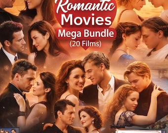 Romantic Movies Mega Bundle for movie's lover (20 Films) | Date Night Collection | Digital Download | Google Drive Access