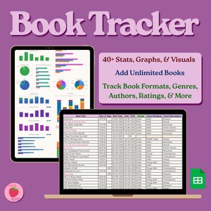 Buch-Tracker & Lese-Dashboard | Google Sheets-Vorlage