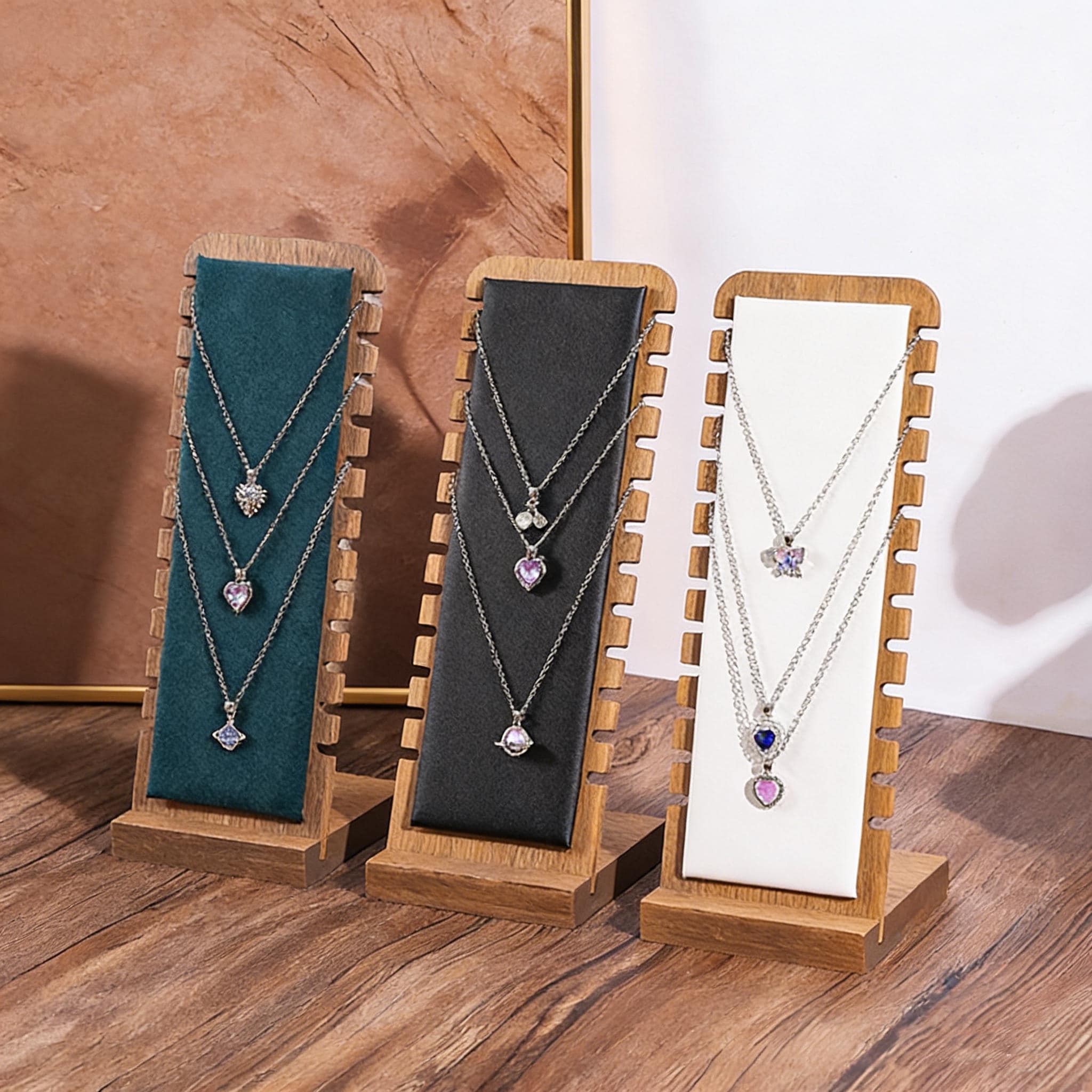Lot De Présentoirs Pour Bijouterie / Joaillerie - Pour Bagues, Boucles D'oreilles, Pendentifs, Occasion