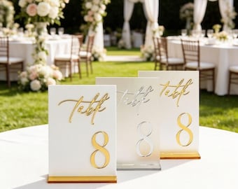 Acrylic Wedding Table Numbers,Wedding Table Decor, Reception Table Decor
